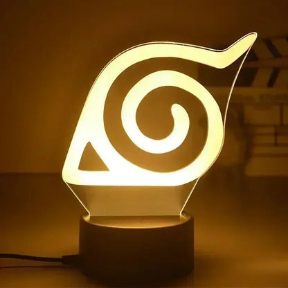 Veilleuse LED 3D Naruto – Lampe d’Ambiance Manga