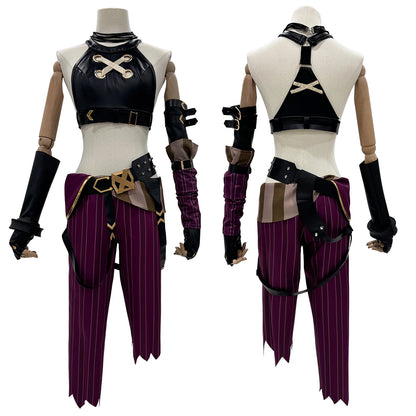 Cosplay Jinx – League of Legends (LOL) – Costume Complet avec Accessoires