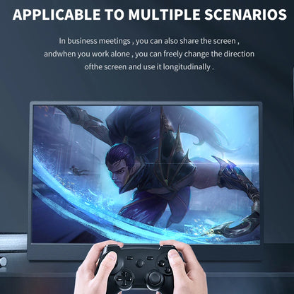 Moniteur Portable Tactile 14.1" | 1200P, 100% sRGB, 60Hz – Idéal Gaming & Bureau