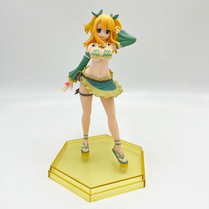 Figurine Fairy Tail – Lucy Heartfilia / Erza Scarlett / Mirajane Strauss (17 cm)