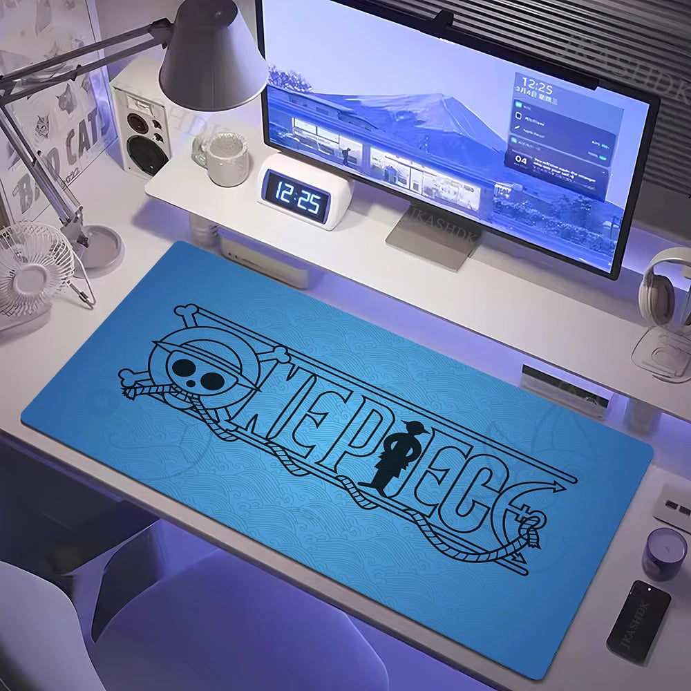 Tapis de souris XXL One Piece – Sunny & Mugiwara | Gaming & Bureau | Antidérapant | Design Anime
