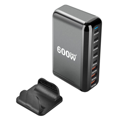 Chargeur Rapide USB Type-C 600W GaN 3.0 - 8 Ports Ultra-Puissants