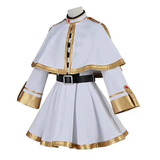 Cosplay Sousou No Frieren – Costume Complet avec Perruque, Accessoires et Oreilles d’Elfe