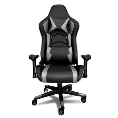 Chaise Gaming Ergonomique à Dossier Haut – Rotation 360°, Support Lombaire, Repose-Pieds Intégré