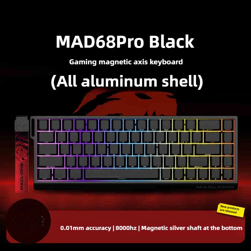 MAD68 Pro 60HE – Clavier Gaming Magnétique, Hot-Swap, Rapid Trigger, RGB, 60 % Compact