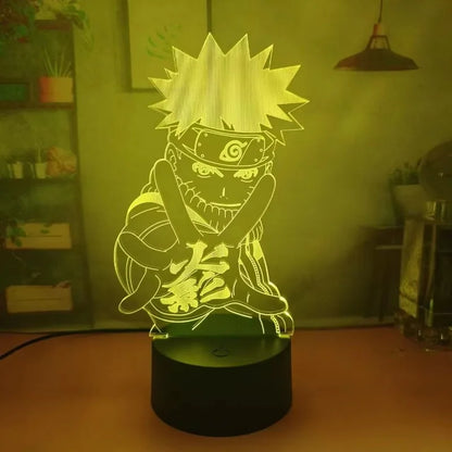 Veilleuse LED 3D Naruto – Lampe d’Ambiance Manga