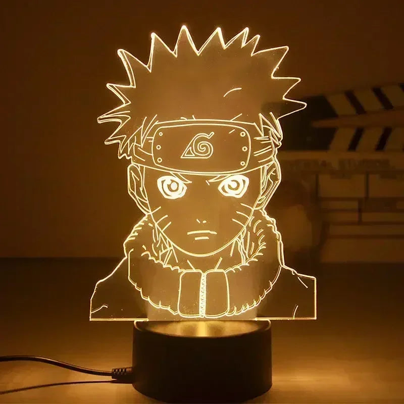 Veilleuse LED 3D Naruto – Lampe d’Ambiance Manga