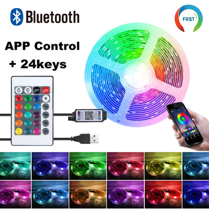 Bande LED RGB 5050 Bluetooth – Ambiance Lumineuse Connectée