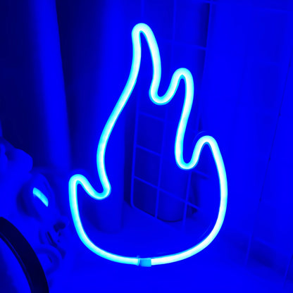 🎃 Décoration Murale LED Néon Halloween – Chauve-Souris & Fantôme
