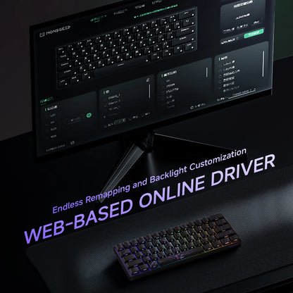 Clavier Gaming Monsgeek FUN60 Pro & MAX – Switchs Magnétiques, 60% Compact, 8K Polling Rate, ARGB
