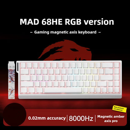 MAD68 Pro 60HE – Clavier Gaming Magnétique, Hot-Swap, Rapid Trigger, RGB, 60 % Compact