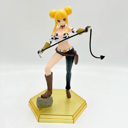 Figurine Fairy Tail – Lucy Heartfilia / Erza Scarlett / Mirajane Strauss (17 cm)