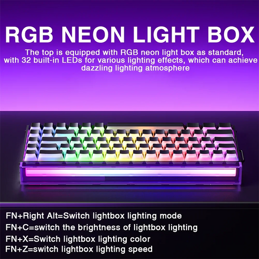 Clavier Gaming AULA HERO 68HE – Switch Magnétique, 68 Touches, RGB, 8K Polling Rate – Filaire Esport