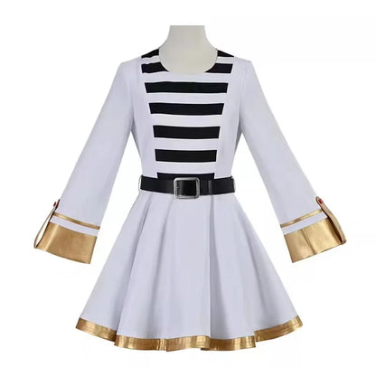 Cosplay Sousou No Frieren – Costume Complet avec Perruque, Accessoires et Oreilles d’Elfe