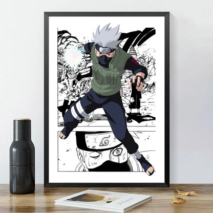 Affiche Murale Naruto Shippuden – Décoration Anime pour Chambre & Salon