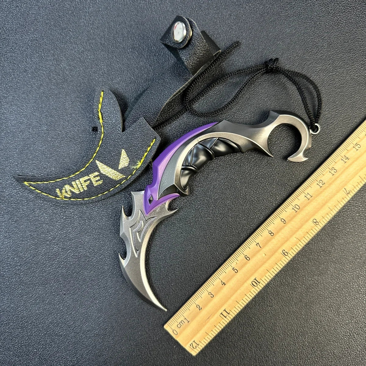 Karambit Rotatif – Réplique Valorant Champions 2021 | Métal | Cosplay & Décoration