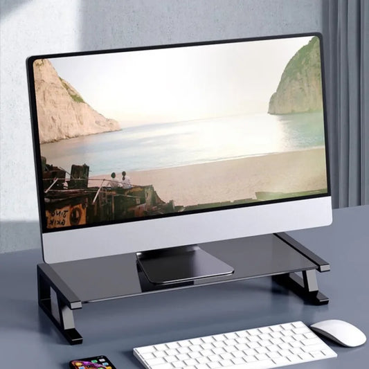 Support de Moniteur avec Hub USB – Ergonomique, Charge Intégrée & Design Moderne