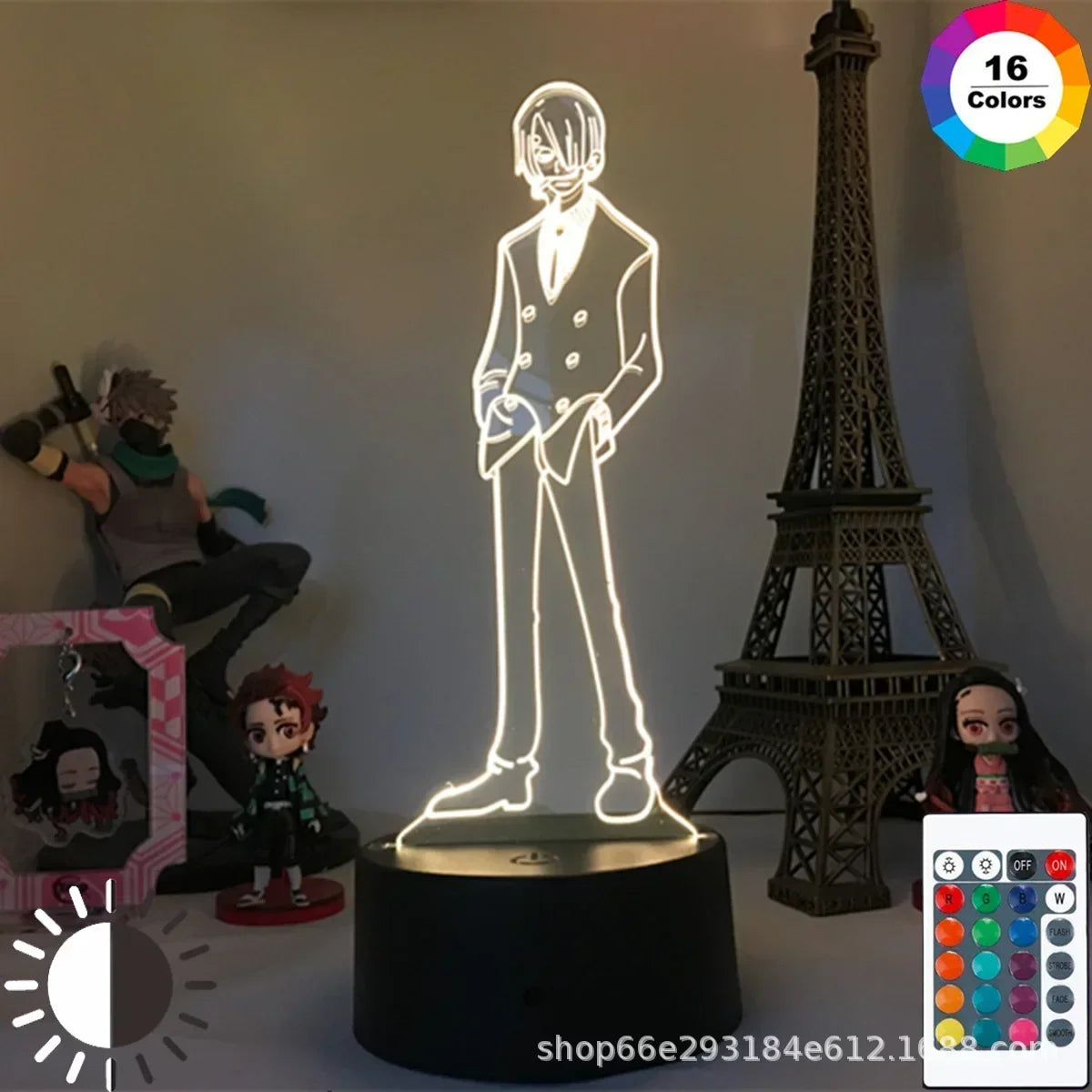Veilleuse LED 3D One Piece – Luffy, Zoro, Nami & plus | Cadeau Anime