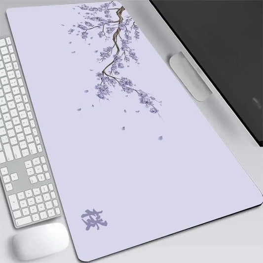 Tapis de souris XXL Japon Sakura – Gaming & Bureau | Motif cerisier | Antidérapant | Plusieurs tailles