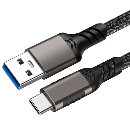 Câble USB 3.2 Gen2 A vers USB-C – 10 Gbps, Charge Rapide 60W, Nylon Tressé