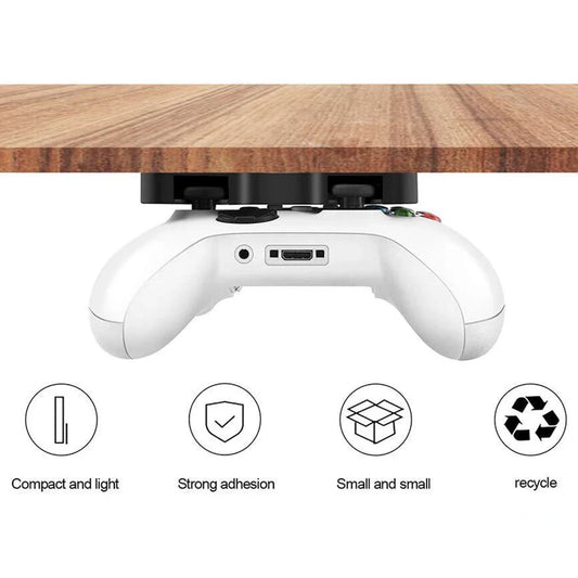 Support de Crochet pour Manette de Jeu – Rangement sous Bureau pour Xbox Series S/X, Xbox One, Xbox 360