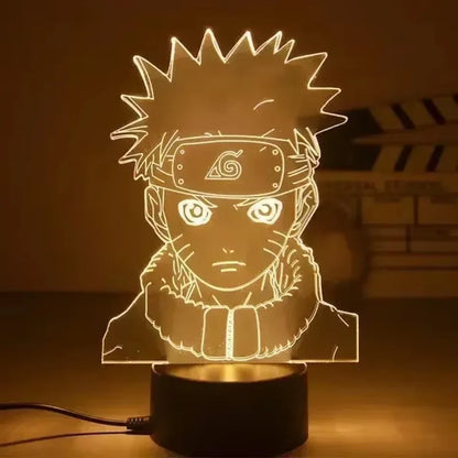 Veilleuse LED 3D Naruto – Lampe d’Ambiance Manga