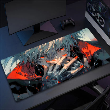 Tapis de souris XXL Jujutsu Kaisen – Gojo Satoru | Gaming & Bureau | Antidérapant | Design Anime