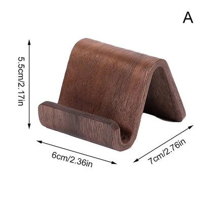 Support de Téléphone Multifonctionnel en Bois Massif – Élégance & Praticité