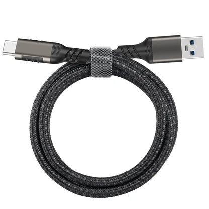 Câble USB 3.2 Gen2 A vers USB-C – 10 Gbps, Charge Rapide 60W, Nylon Tressé