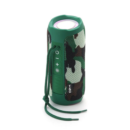Enceinte Bluetooth Portable TG227 – Étanche IPX5, LED, Radio FM, Bass Boost, 1200 mAh