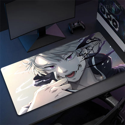 Tapis de souris XXL Jujutsu Kaisen – Gojo Satoru | Gaming & Bureau | Antidérapant | Design Anime