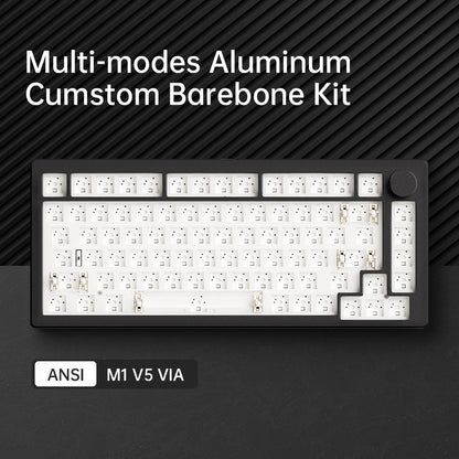 Akko MonsGeek M1 V5 – Clavier mécanique Barebone 75% Tri-Mode, VIA Compatible, Échange à chaud, RGB, Batterie 8000 mAh