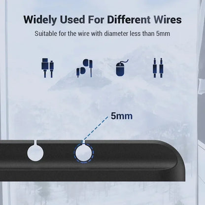Organisateur de Câbles USB en Silicone – Gestion Facile et Propre des Fils | 1 ou 2 Pièces