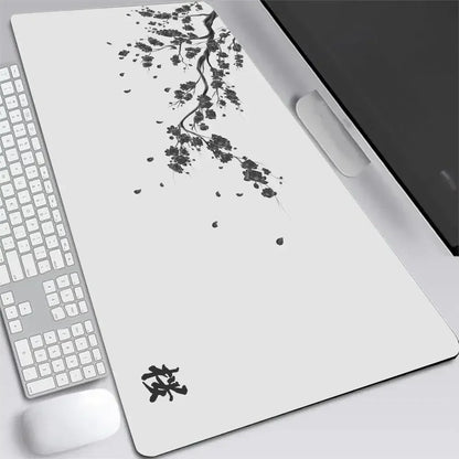 Tapis de souris XXL Japon Sakura – Gaming & Bureau | Motif cerisier | Antidérapant | Plusieurs tailles