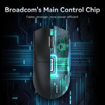 Souris Gaming Attack Shark X11 – 22000 DPI, Tri-Mode (USB, 2.4GHz, Bluetooth), Dock de Recharge Magnétique RGB