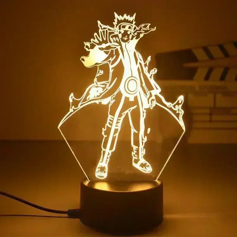 Veilleuse LED 3D Naruto – Lampe d’Ambiance Manga