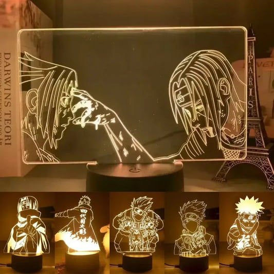 Veilleuse LED 3D Naruto – Lampe d’Ambiance Manga