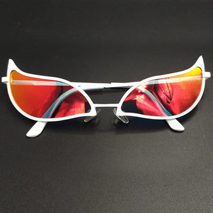 Donquixote PVC Lunettes de Soleil – Doflamingo Cosplay | Œil de Chat Unisexe | Accessoire Anime & Fête
