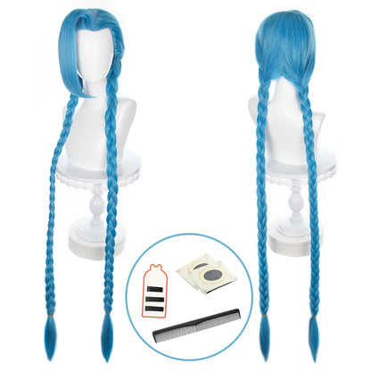 Cosplay Jinx – League of Legends (LOL) – Costume Complet avec Accessoires