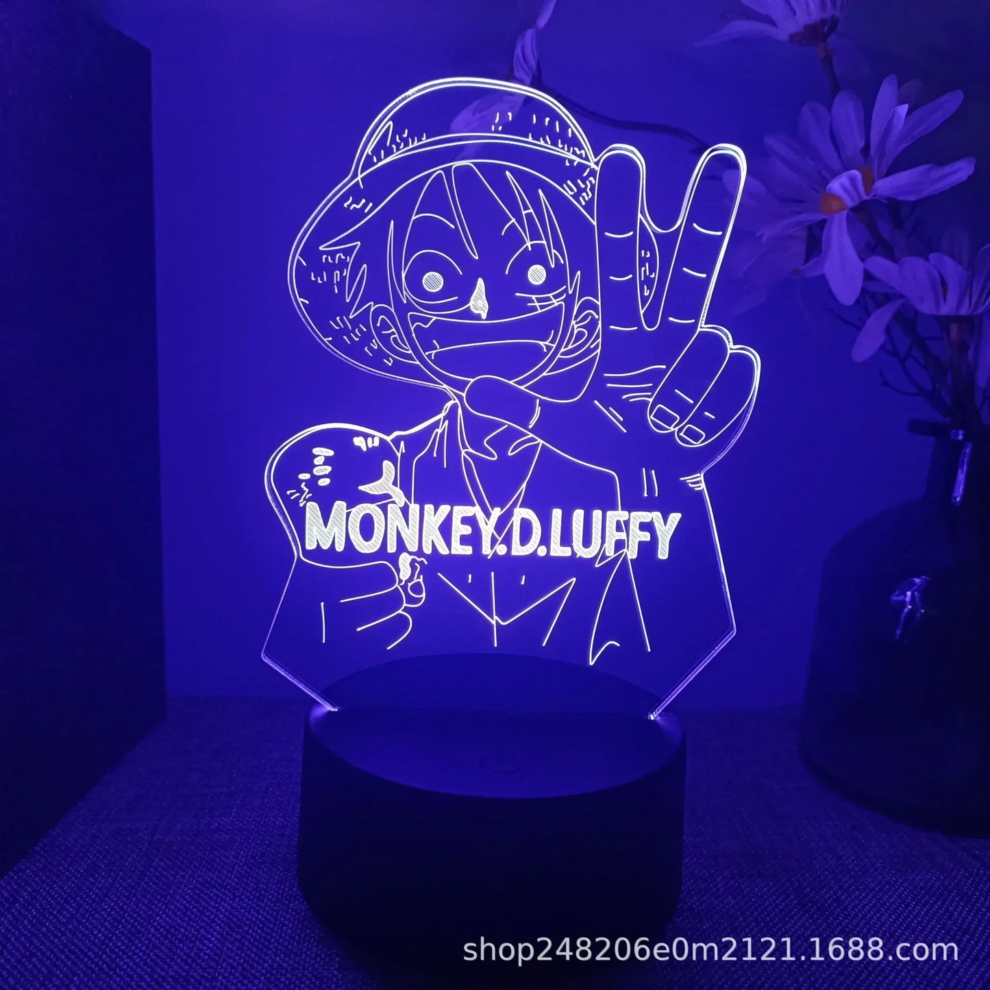 Veilleuse LED 3D One Piece – Luffy, Zoro, Nami & plus | Cadeau Anime