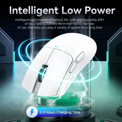 Souris Gaming Attack Shark X11 – 22000 DPI, Tri-Mode (USB, 2.4GHz, Bluetooth), Dock de Recharge Magnétique RGB