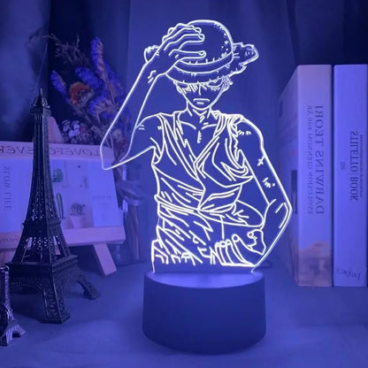 Veilleuse LED 3D One Piece – Luffy, Zoro, Nami & plus | Cadeau Anime