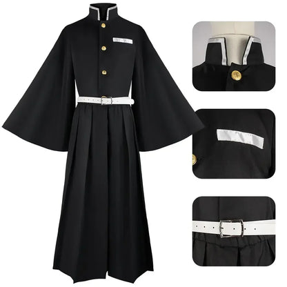 Costume Cosplay Tokitou Muichirou – Kimetsu no Yaiba (Demon Slayer) avec Perruque – Uniforme Kisatsutai