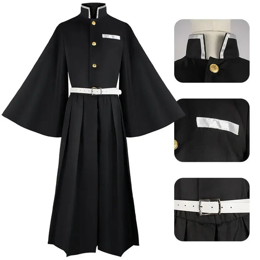 Costume Cosplay Tokitou Muichirou – Kimetsu no Yaiba (Demon Slayer) avec Perruque – Uniforme Kisatsutai