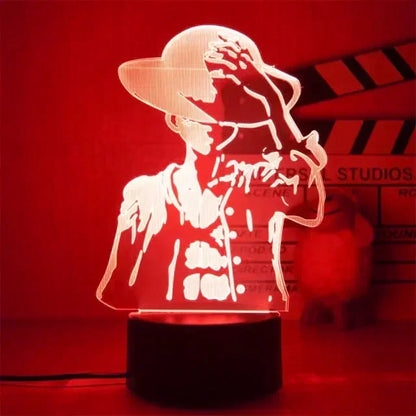 Veilleuse LED 3D One Piece – Luffy, Zoro, Nami & plus | Cadeau Anime