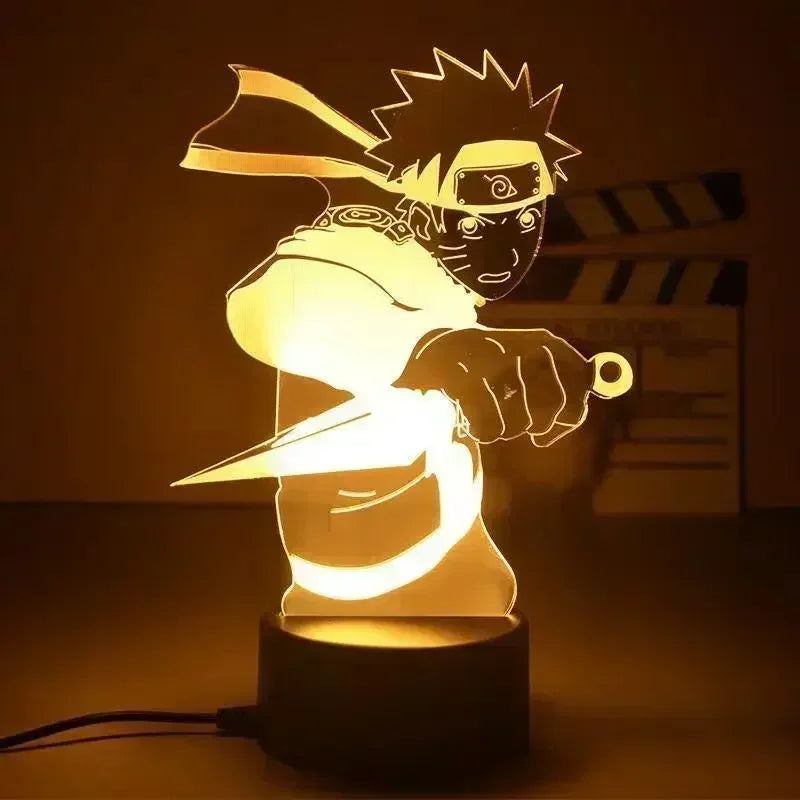 Veilleuse LED 3D Naruto – Lampe d’Ambiance Manga
