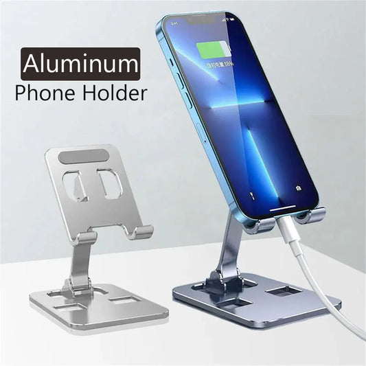 Support de Téléphone Pliable en Aluminium – Élégant & Robuste