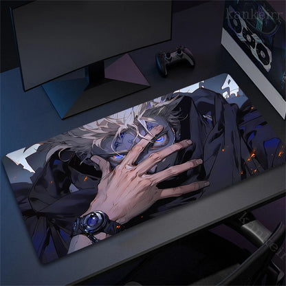 Tapis de souris XXL Jujutsu Kaisen – Gojo Satoru | Gaming & Bureau | Antidérapant | Design Anime
