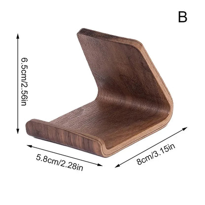 Support de Téléphone Multifonctionnel en Bois Massif – Élégance & Praticité