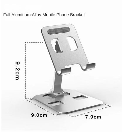 Support de Téléphone Pliable en Aluminium – Élégant & Robuste